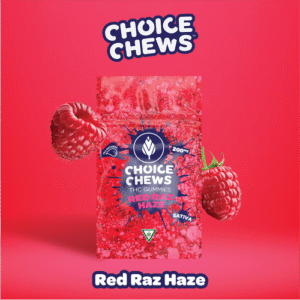 Red Raz Haze gummies